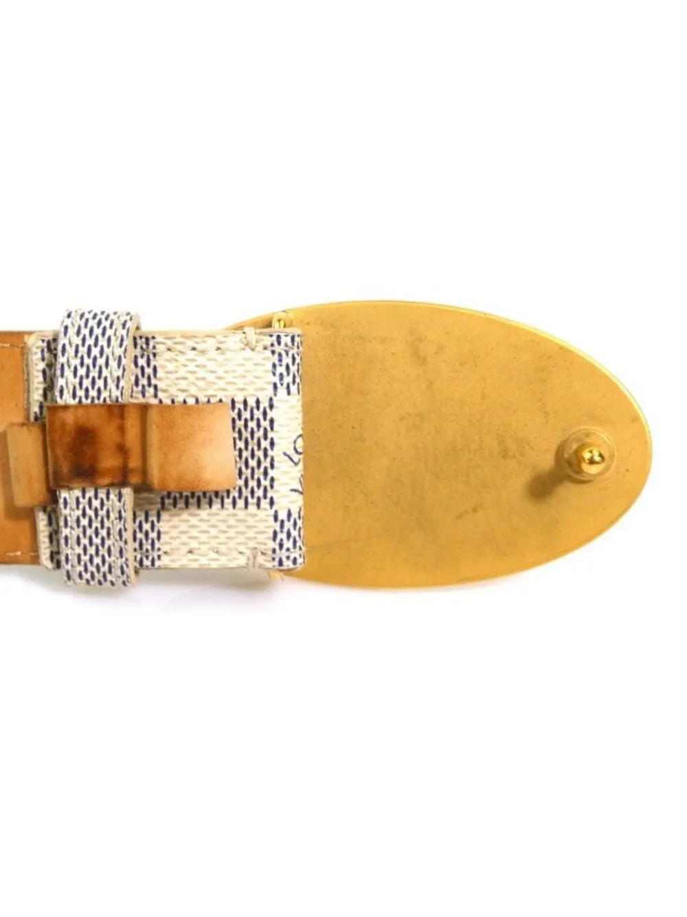 Louis Vuitton Belt Damier Azur Ceinture Voyage